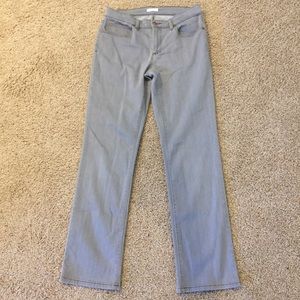 Eileen Fisher Gray Organic Cotton Jeans 8